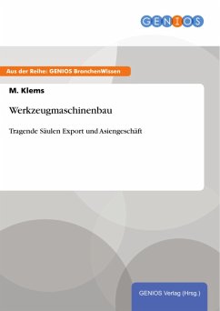 Cover Werkzeugmaschinenbau (eBook, PDF)