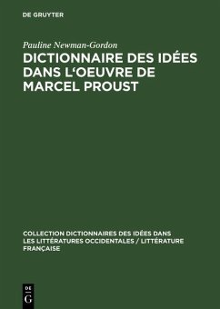 Cover Dictionnaire des idées dans l'oeuvre de Marcel Proust (eBook, PDF)