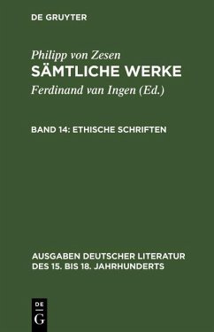 Ethische Schriften (eBook, PDF) - Zesen, Philipp Von
