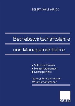 Betriebswirtschaftslehre und Managementlehre (eBook, PDF)