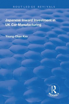 Cover Japanese Inward Investment in UK Car Manufacturing (eBook, PDF)