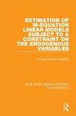 Estimation of M-equation Linear Models Subject to a Constraint on the Endogenous Variables (eBook, ePUB)