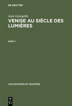 Venise au siècle des lumières (eBook, PDF) - Georgelin, Jean