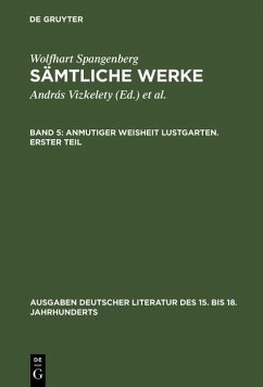 Cover Anmutiger Weisheit Lustgarten. Erster Teil (eBook, PDF)