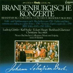 Die Brandenburgischen Konzerte in Früh- und Spätfassungen (nach Abschriften um 1750)