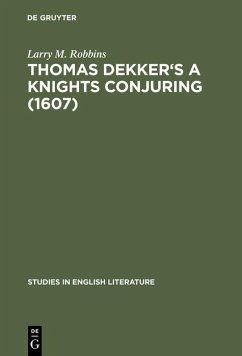 Cover Thomas Dekker's A Knights Conjuring (1607) (eBook, PDF)