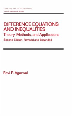Difference Equations and Inequalities (eBook, PDF) - Agarwal, Ravi P.
