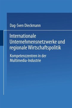 Cover Internationale Unternehmensnetzwerke und regionale Wirtschaftspolitik (eBook, PDF)