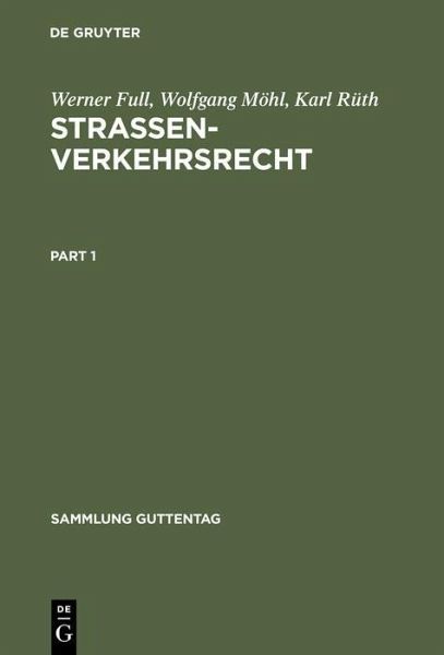 Strassenverkehrsrecht (eBook, PDF) Strassenverkehrsrecht (eBook, PDF)