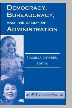Cover Democracy, Bureaucracy, And The Study Of Administration (eBook, ePUB)