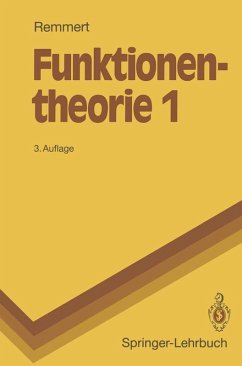 Funktionentheorie 1 (eBook, PDF) - Remmert, Reinhold