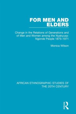 Cover For Men and Elders (eBook, PDF)