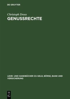 Genussrechte (eBook, PDF) - Dross, Christoph