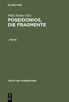 Cover Poseidonios, die Fragmente (eBook, PDF)