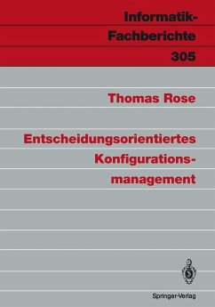 Entscheidungsorientiertes Konfigurationsmanagement (eBook, PDF) - Rose, Thomas