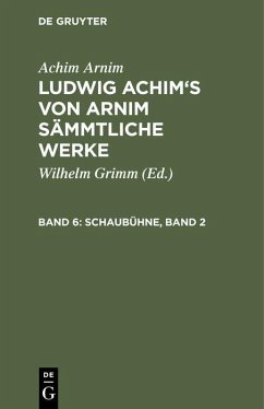 Schaubühne, Band 2 (eBook, PDF) - Arnim, Achim