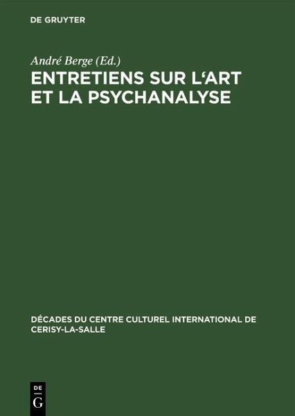 Entretiens sur l'art et la psychanalyse (eBook, PDF)