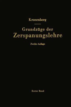 Grundzüge der Zerspanungslehre (eBook, PDF) - Kronenberg, Max