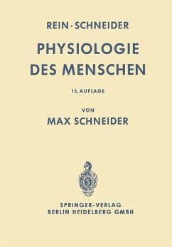Einführung in die Physiologie des Menschen (eBook, PDF) - Schneider, Max