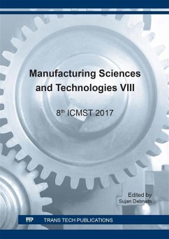Cover Manufacturing Sciences and Technologies VIII (eBook, PDF)