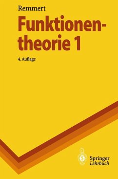 Funktionentheorie 1 (eBook, PDF) - Remmert, Reinhold