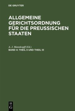 Cover Theil II und Theil III (eBook, PDF)