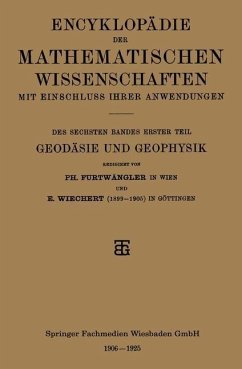 Cover Encyklopädie der mathematischen Wissenschaften mit Einschluss ihrer Anwendungen (eBook, PDF)