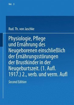 Physiologie, Pflege und Ernährung des Neugeborenen einschließlich der Ernährungsstörungen der Brustkinder in der Neugeburtszeit (eBook, PDF) - Jaschke, Rud. Th. von