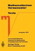 Mathematisches Vorsemester (eBook, PDF)