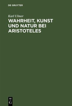 Cover Wahrheit, Kunst und Natur bei Aristoteles (eBook, PDF)