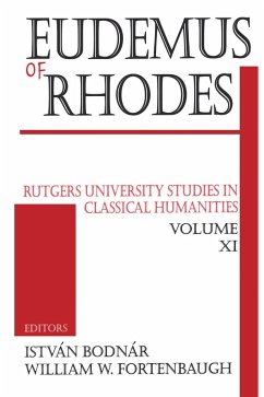 Cover Eudemus of Rhodes (eBook, PDF)