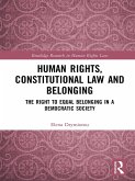 Human Rights, Constitutional Law and Belonging (eBook, ePUB)