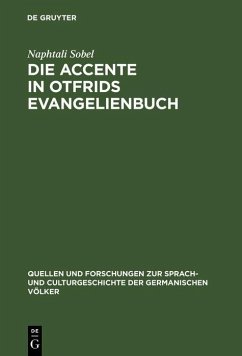 Cover Die Accente in Otfrids Evangelienbuch (eBook, PDF)