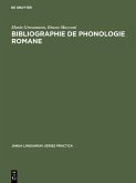 Bibliographie de phonologie romane (eBook, PDF)