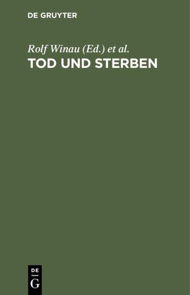 Tod und Sterben (eBook, PDF)