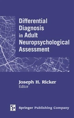 Cover Differential Diagnosis in Adult Neuropsychological Assessment (eBook, PDF)