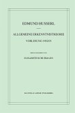 Allgemeine Erkenntnistheorie Vorlesung 1902/03 (eBook, PDF)
