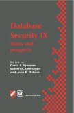 Database Security IX (eBook, PDF)