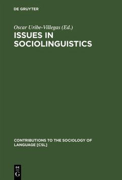 Cover Issues in Sociolinguistics (eBook, PDF)