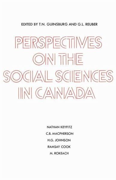 Perspectives on the Social Sciences in Canada (eBook, PDF) Perspectives on the Social Sciences in Canada (eBook, PDF)