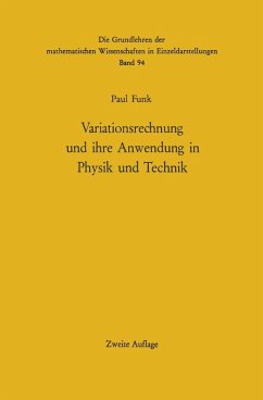 Variationsrechnung und ihre Anwendung in Physik und Technik (eBook, PDF) - Funk, Paul