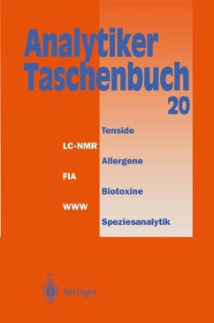 Analytiker-Taschenbuch (eBook, PDF) - Günzler, Helmut; Tölg, Günter; Bahadir, A. Müfit; Danzer, Klaus; Engewald, Werner; Fresenius, Wilhelm; Galensa, Rudolf; Huber, Walter; Linscheid, Michael; Schwedt, Georg