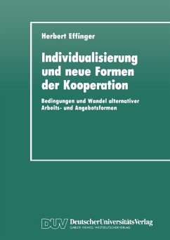 Individualisierung und neue Formen der Kooperation (eBook, PDF) - Effinger, Herbert