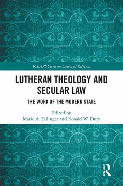 Cover Lutheran Theology and Secular Law (eBook, PDF)