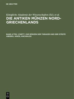 Cover Die Münzen der Thraker und der Städte Abdera, Ainos, Anchialos (eBook, PDF)