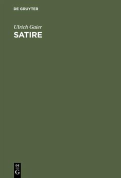 Satire (eBook, PDF) - Gaier, Ulrich
