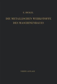 Cover Die Metallischen Werkstoffe des Maschinenbaues (eBook, PDF)