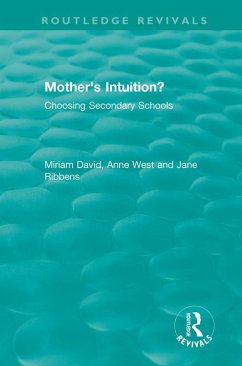 Mother's Intuition? (1994) (eBook, PDF) - David, Miriam; West, Anne; Ribbens, Jane