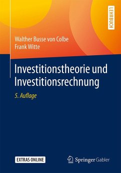 Investitionstheorie und Investitionsrechnung (eBook, PDF) - Busse Von Colbe, Walther; Witte, Frank