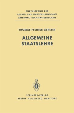 Allgemeine Staatslehre (eBook, PDF) - Fleiner-Gerster, T.